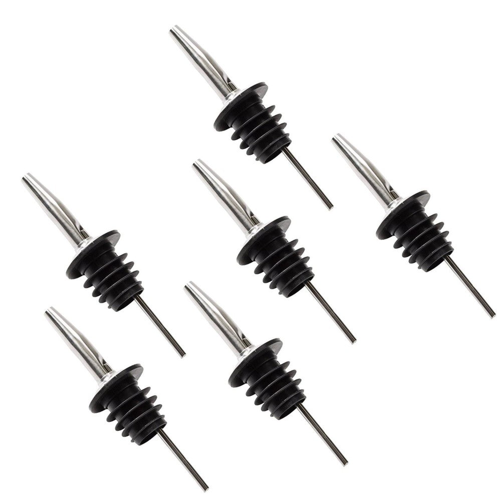Stainless Steel Bottle Pourer Set of 6