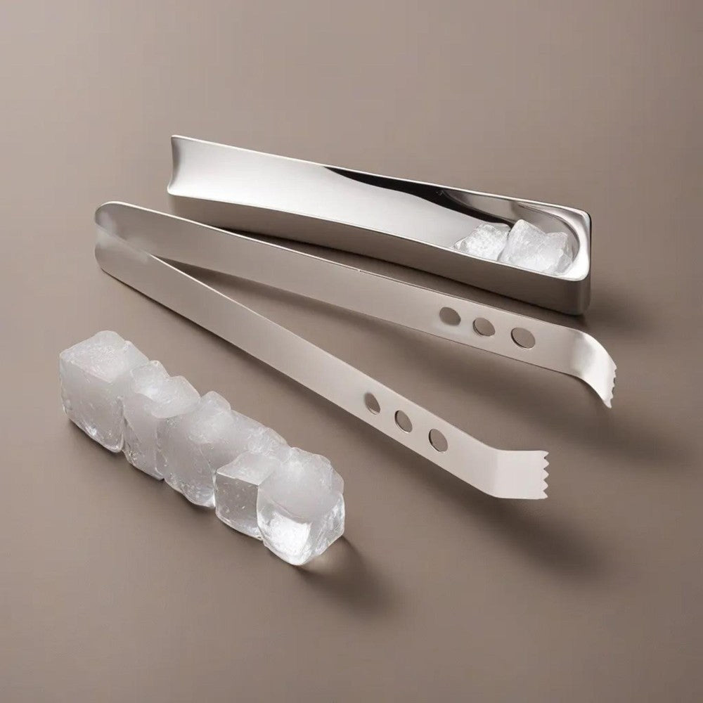 Stainless Steel Tong for Serving Ice Cubes