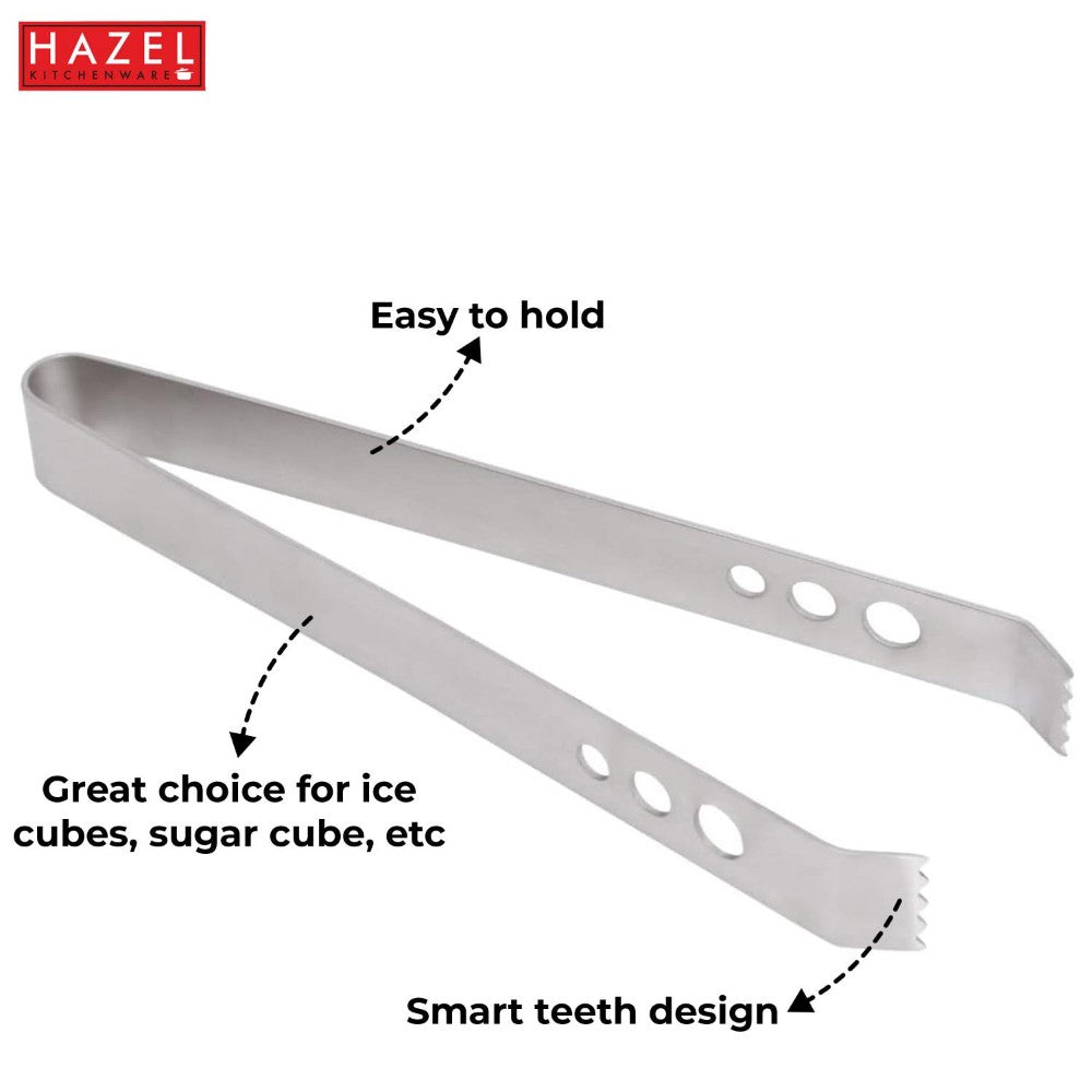 Stainless Steel Tong for Serving Ice Cubes