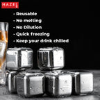 Reusable Stainless Steel Ice Cubes