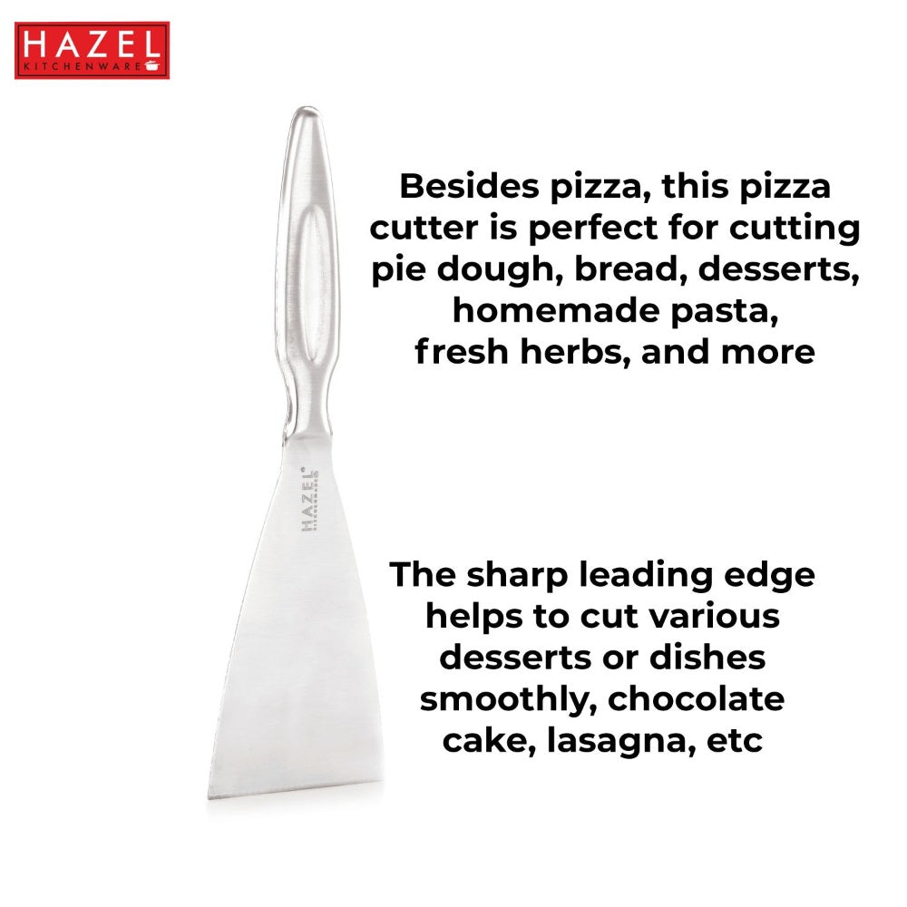 Stainless Steel Pizza Cutter & Lifter