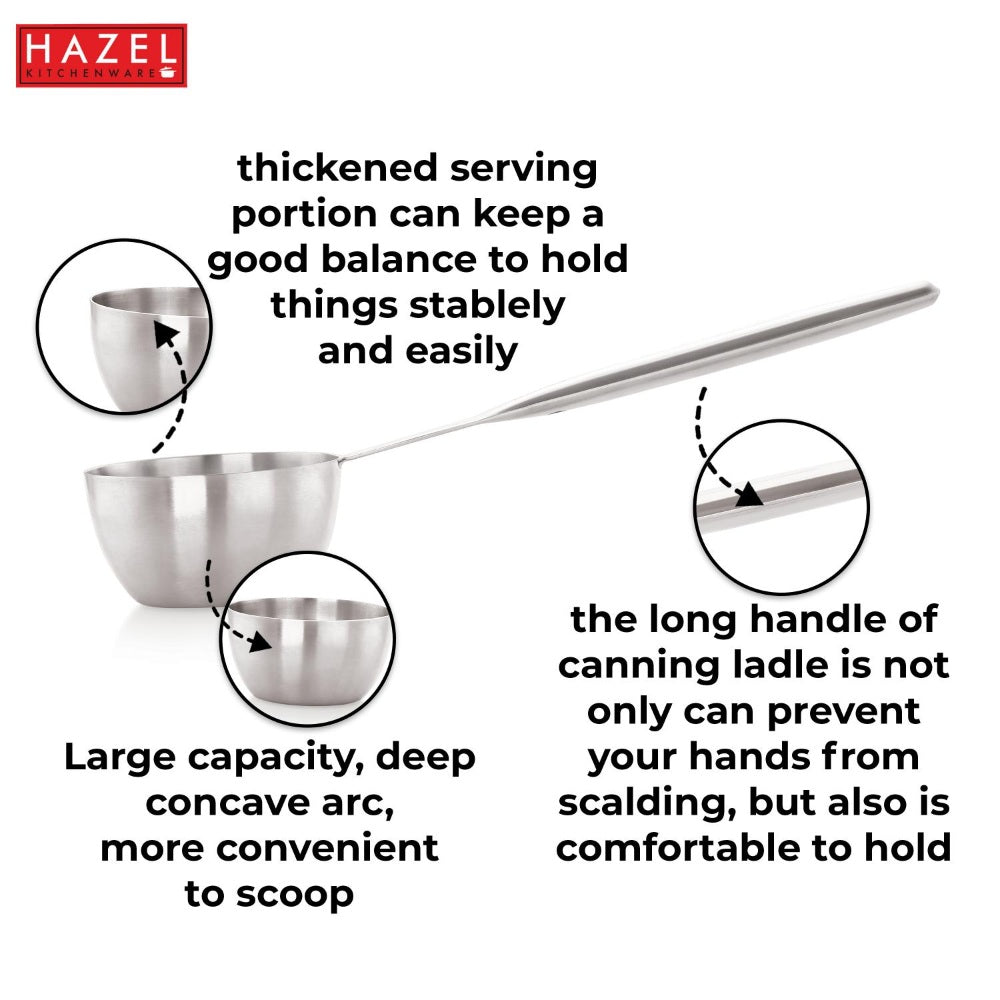 Stainless Steel Large Ladle/Doya - 280 ML