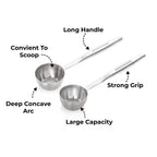 Stainless Steel Ladle with Handle, 9.4 cm - Set of 2