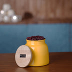 Storage Container with Airtight Lid -   750 ML (Yellow)