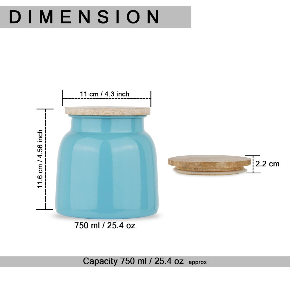 Storage Container with Airtight Lid -   750 ML (Blue)