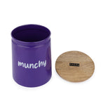 Big Snacks Container with Airtight Lid -   2350 ML (Purple)