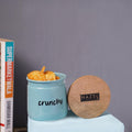 Airtight Containers for Snacks -   225 ML (Teal)
