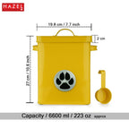 Pet Food Storage Container with Lid, 6600 ml
