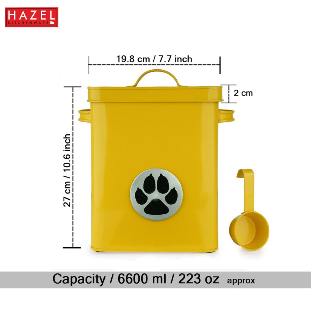 Airtight Pet Food Storage Container with Lid, 6600 ml