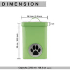 Airtight Pet Food Storage Container with Lid, 3200 ml