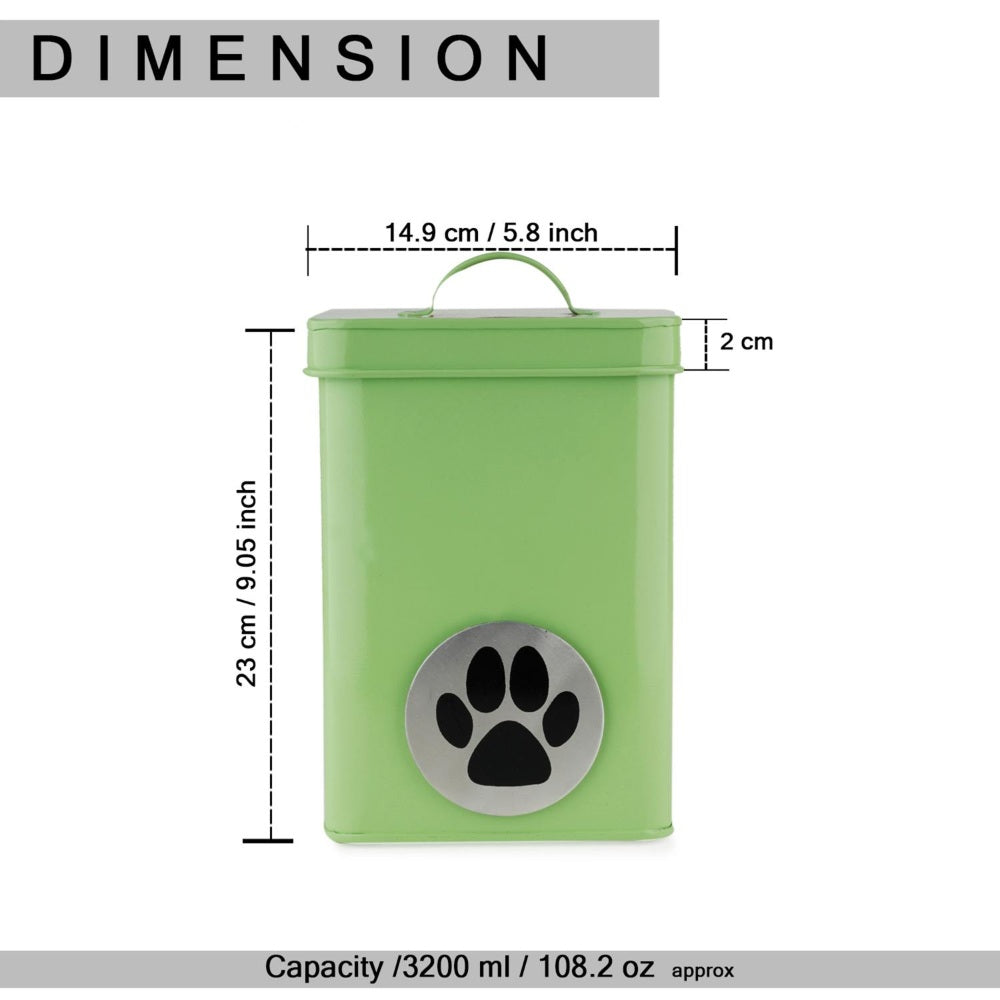 Airtight Pet Food Storage Container with Lid, 3200 ml