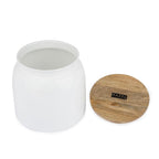 Storage Containers for Kitchen - Set of 2, White & Blue (2450 ML)