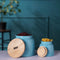 Storage Containers for Kitchen - Set of 2, Blue ( 750 ML, 2450 ML)