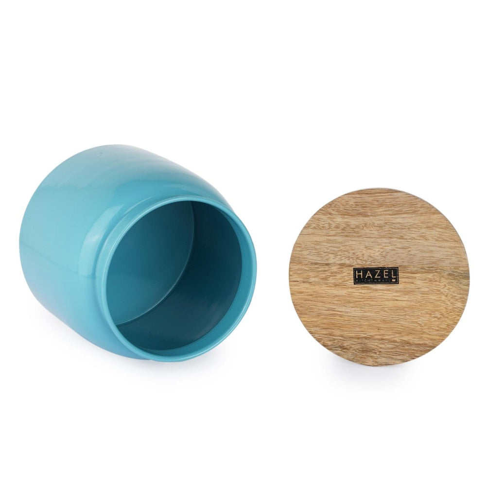 Storage Containers for Kitchen - Set of 2,  Blue ( 750 ML, 2450 ML)