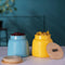 Storage Containers for Kitchen - Set of 2, Yellow & Blue (750 ML)
