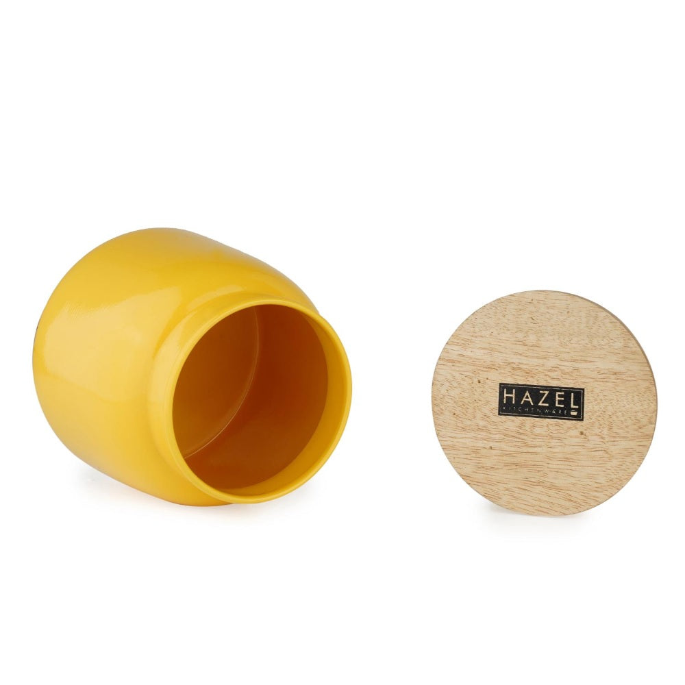 Airtight Containers for Snacks - Set of 3, Yellow, White & Blue (750 ML)