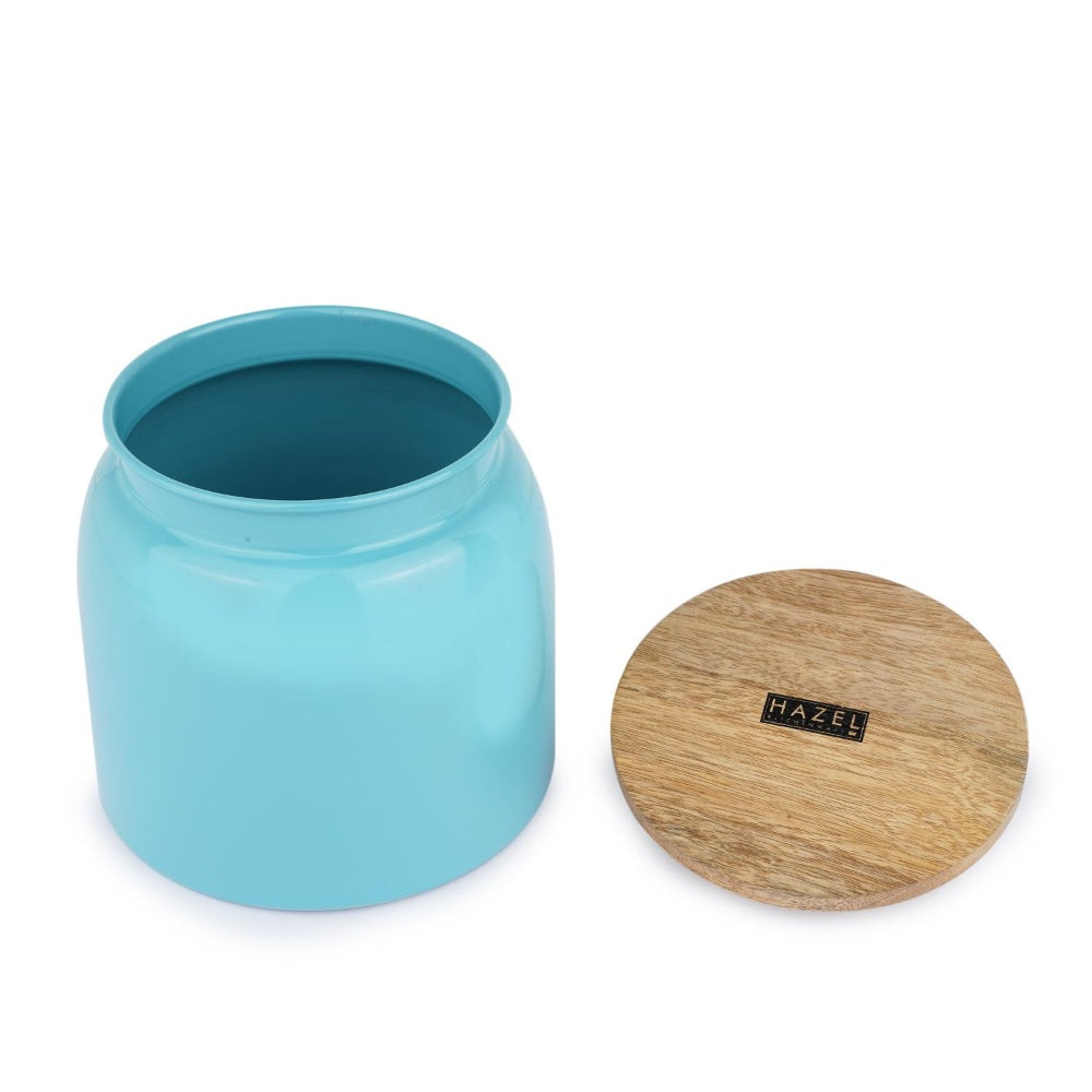Airtight Containers for Snacks - Set of 3, Yellow, White & Blue (750 ML)