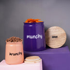 Airtight Snack Storage Jars Combo, 2350 ml 650 ml - Set of 2