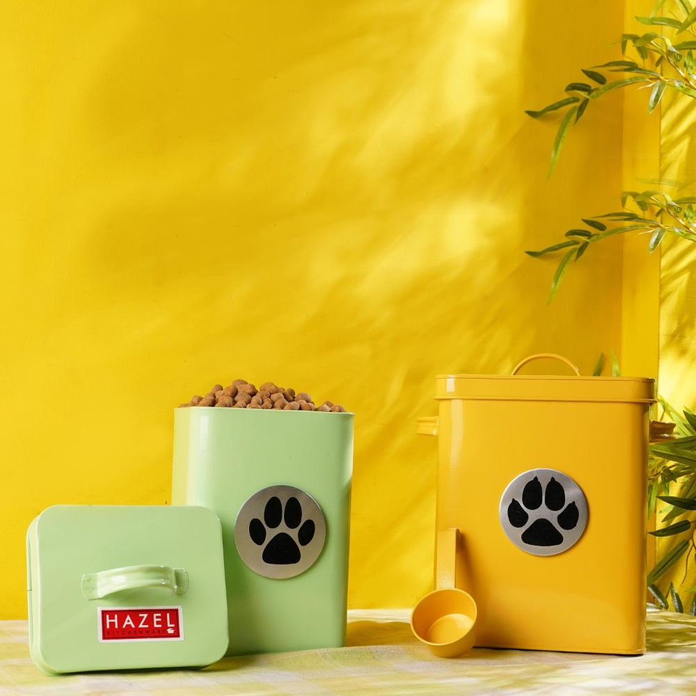 Airtight Pet Food Storage Containers with Lid, 6600 ml & 3200 ml - Set of 2