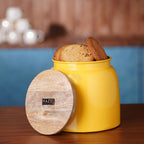 Storage Container with Airtight Lid -   2450 ML (Yellow)