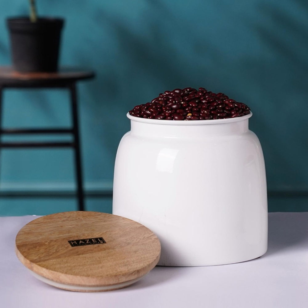 Snack Container with Airtight Lid -   2450 ML (White)