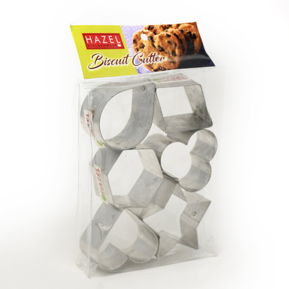 Small Aluminium Biscuits/Cookie Cutter - Set Of 6