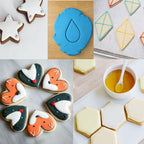 Small Aluminium Biscuits/Cookie Cutter - Set Of 6