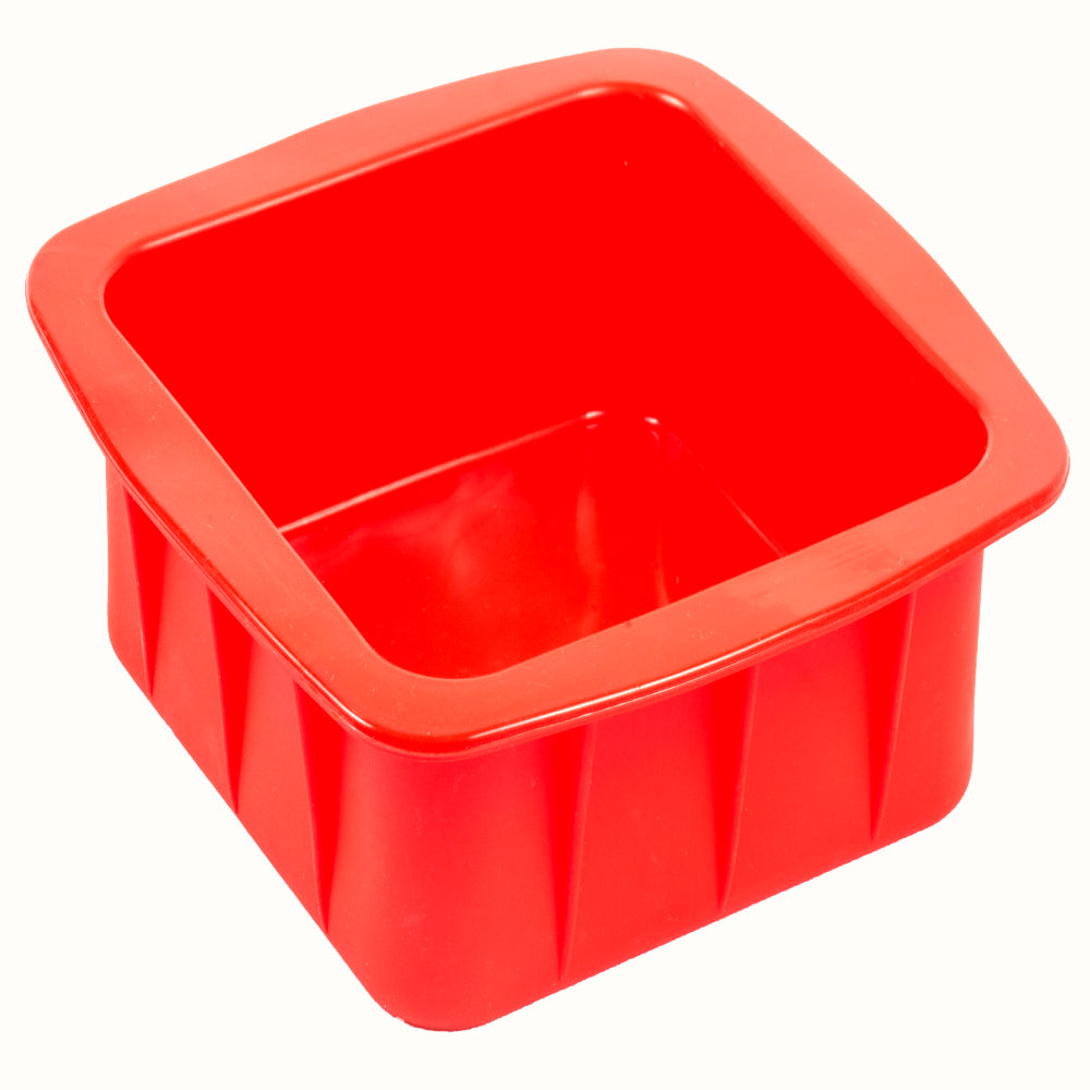 Small Silicone Square & Heart Shape Cake Mould, Set of 2