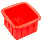 Small Silicone Square & Heart Shape Cake Mould, Set of 2