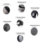 Aluminium Non Stick Springform Cake Mould – Set of 3 (500, 750, 1000 ML) with highlighted construction details