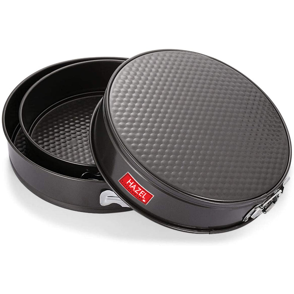 Aluminium Non Stick Springform Cake Mould – Set of 3 (500, 750, 1000 ML) shown from a close product angle