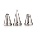 Cake Nozzle Set (3 pcs) – N2 Round, N8 Star, N15 Rufflee