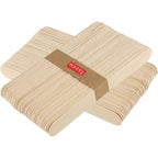 Wooden Ice Cream Sticks – Pack of 120, Beige