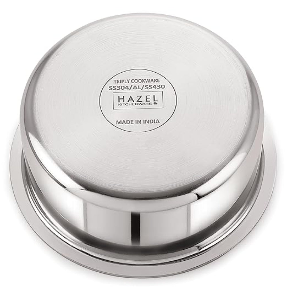 Underside of the tope showing the engraved triply base markings on a white background.