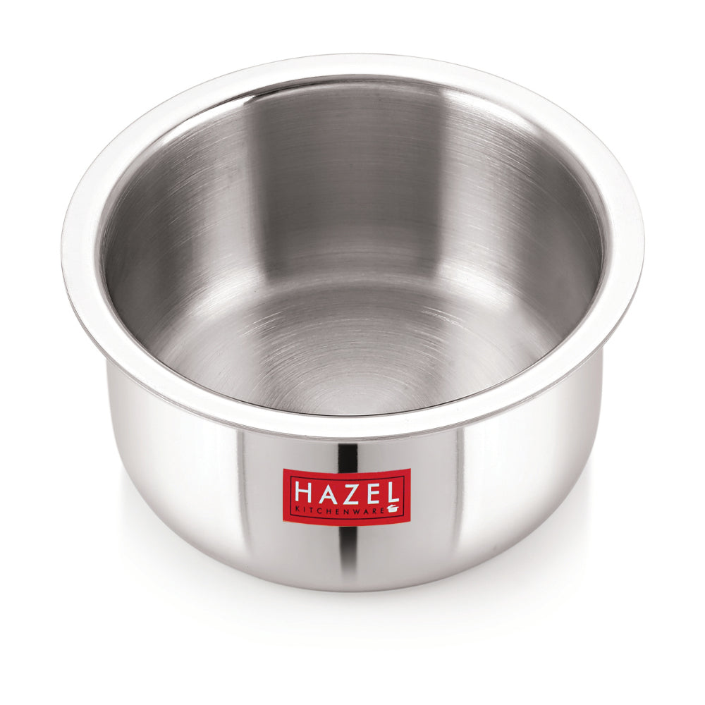 Triply Stainless Steel Induction Bottom Tope With Steel Lid, 4.6 L, 23 cm