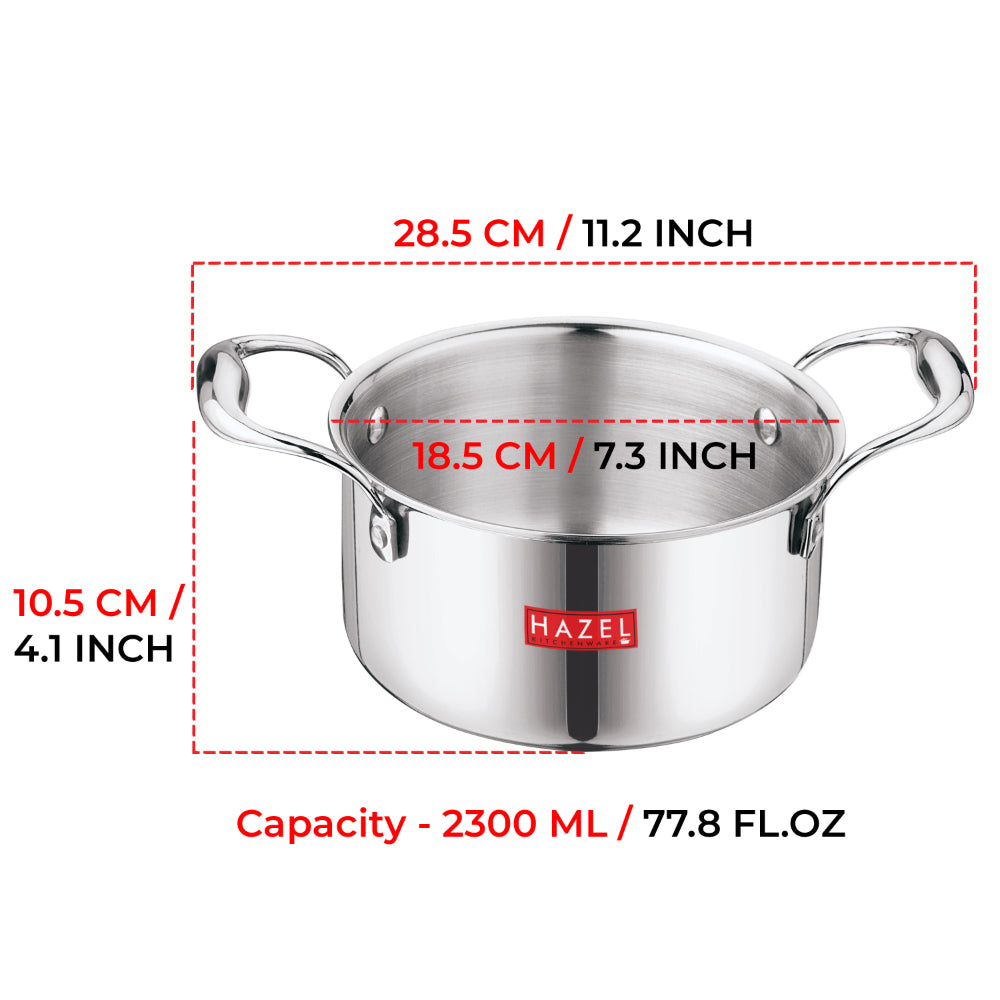 Triply Cook & Serve Casserole with Lid, 2 L