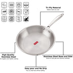 Triply Fry Pan with Lid - 1.8 L, 24 cm