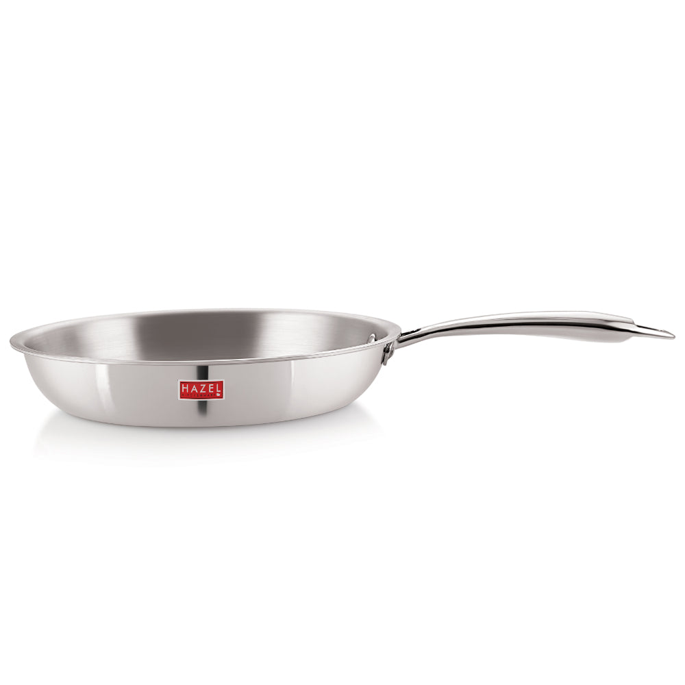 Triply Stainless Steel Non-Stick Fry Pan, Induction Compatible Steel