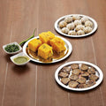 HAZEL Stainless Steel Lid with Hole – Set of 3, 12.3, 13.5, 14.8 cm