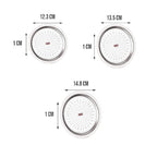 HAZEL Stainless Steel Lid with Hole – Set of 3, 12.3, 13.5, 14.8 cm