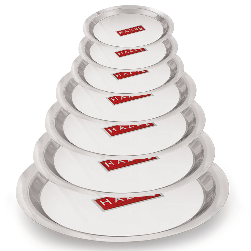 Stainless Steel Lid Set for Kadhai Tope, Durable Multi Sizes