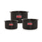 Aluminium Hard Anodised Tope, Set of 3 (750 ML, 1100ML, 1500ML), Black