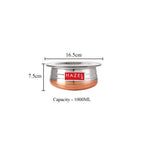 Steel Copper Bottom Urli / Handi With Lid  - 1000 ML