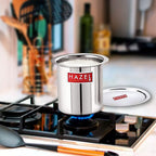 Stainless Steel Milk Pot with Lid - 900 ML