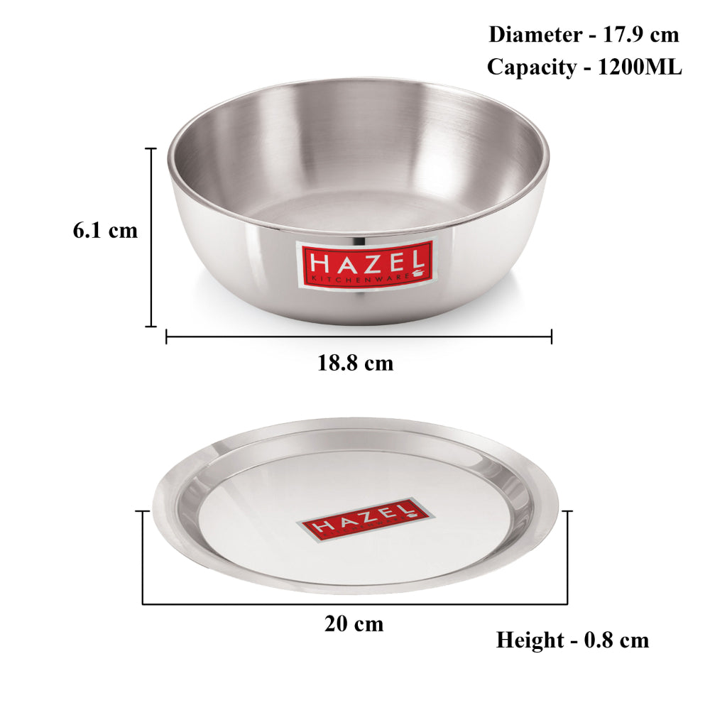 Aluminium Tasra with Lid – 1.2 L, 20cm