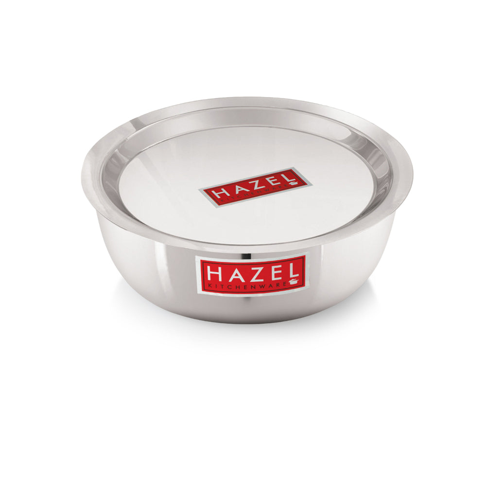 Aluminium Tasra with Lid, 4300 ML - Set of 2