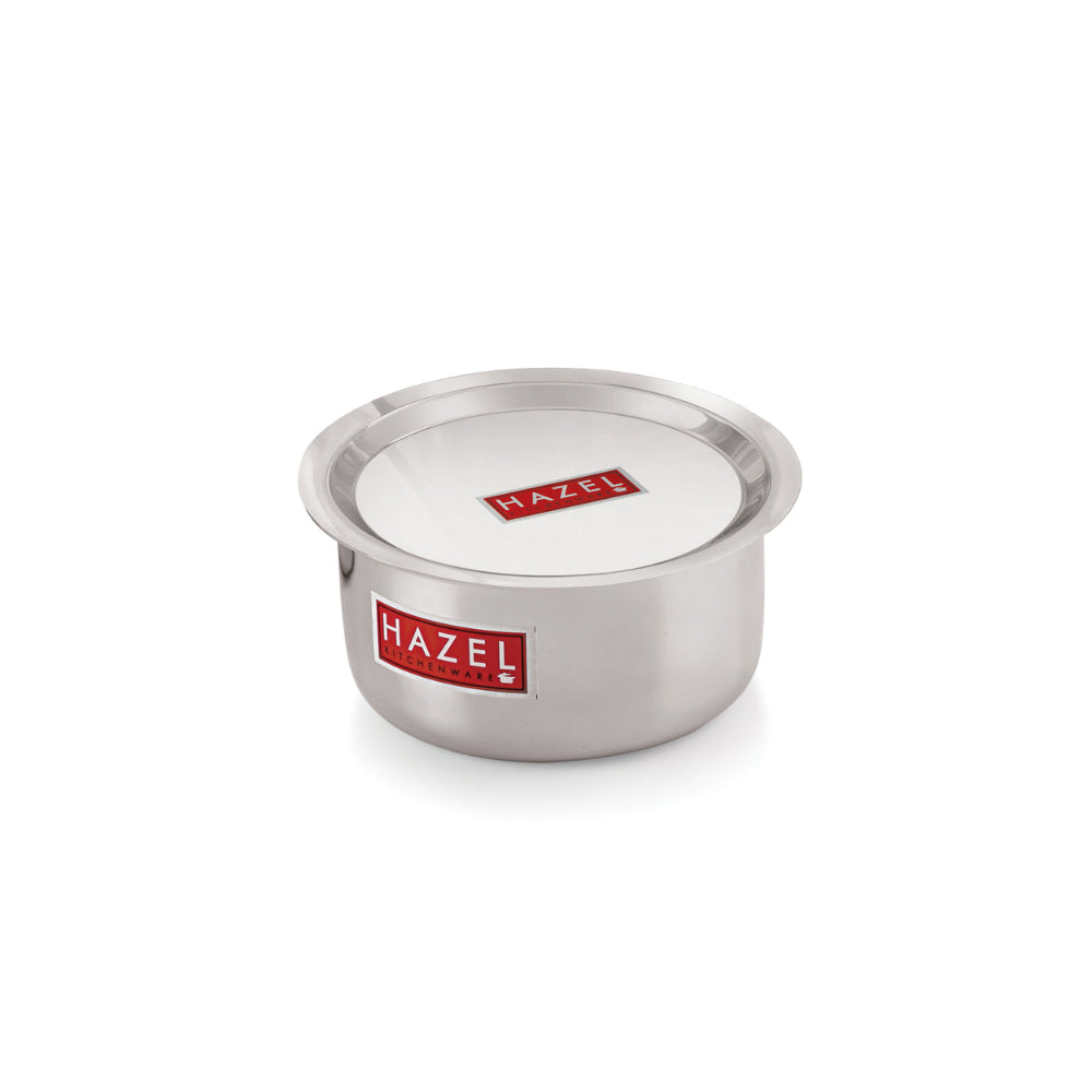 Induction Base Aluminium Tope(Patila) with Lid – 1100 ML,16.8 cm