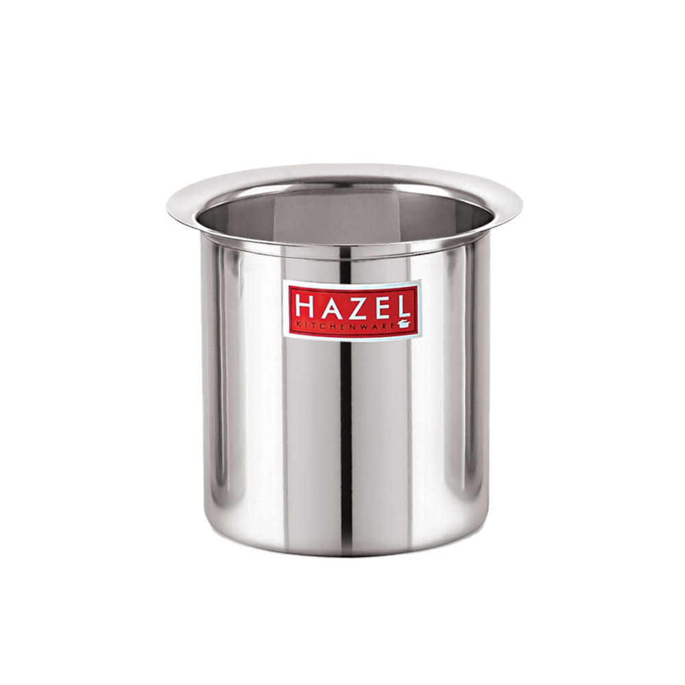 Stainless Steel Milk Pot Gunj with Lid, Durable Multipurpose Cooking Vessel