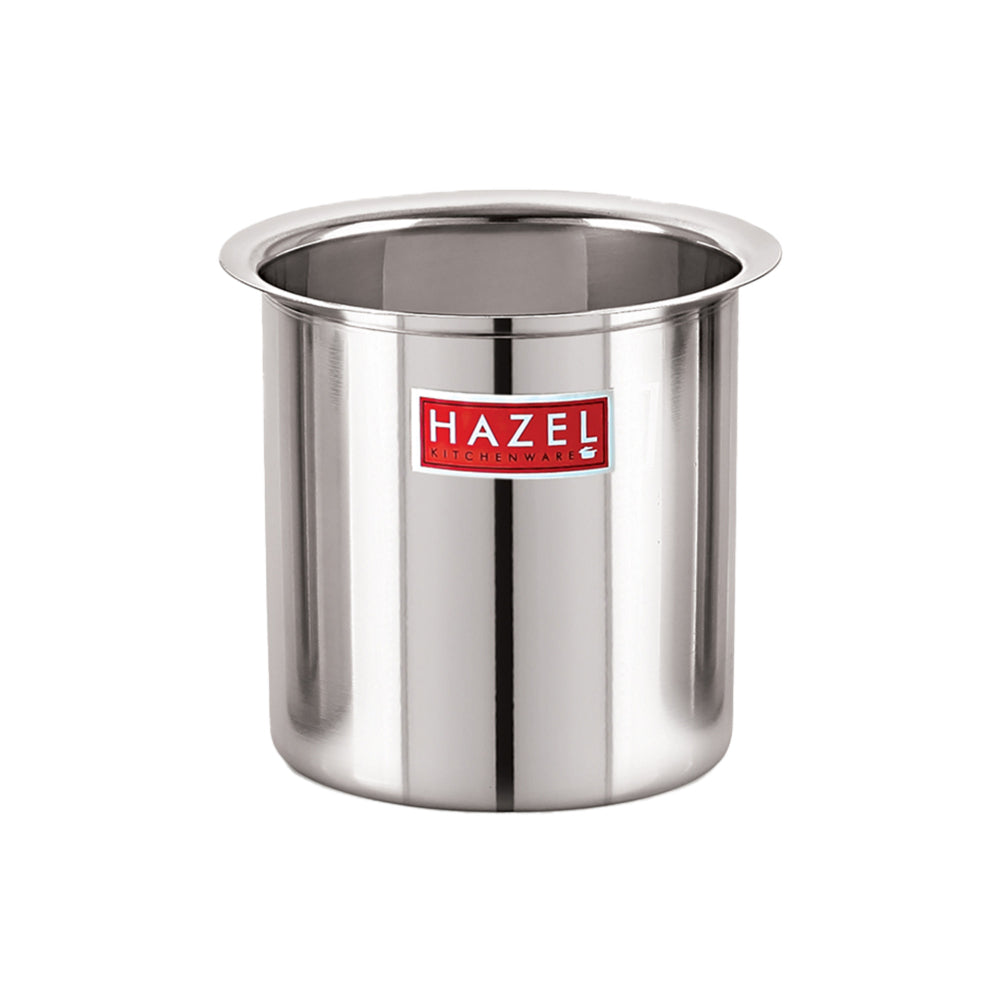Stainless Steel Milk Pot Gunj with Lid, Durable Multipurpose Cooking Vessel