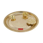 Brass Aarti Thali For Puja & Worship